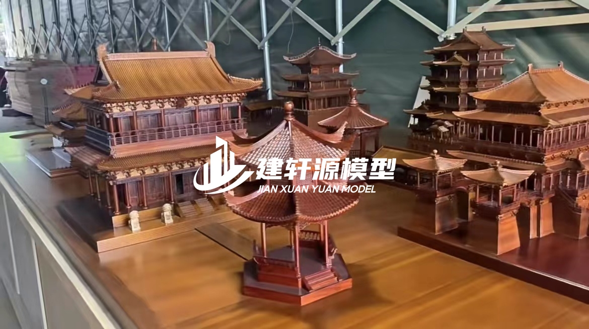 玛沁古建模型制作